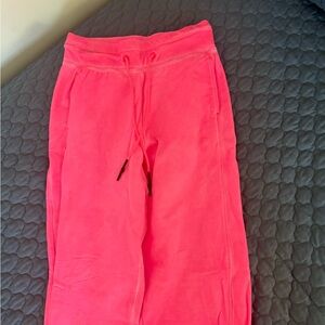 Womens Pink Jogger Pants